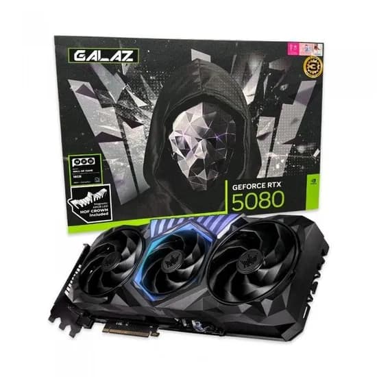 갤럭시 GALAZ 지포스 RTX 5080 HOF GAMING BLACK D7 16GB VGA