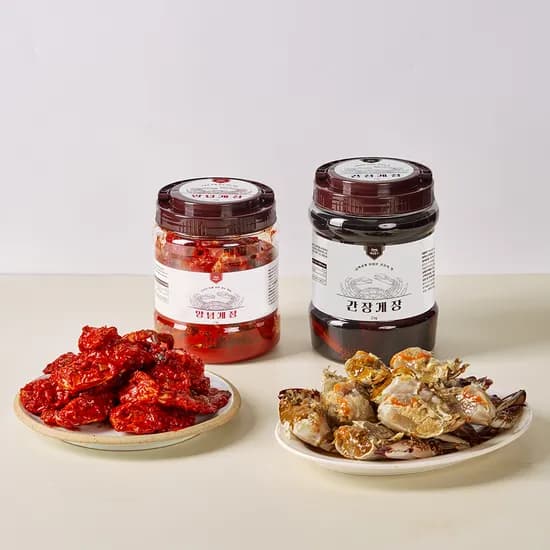 연평도 알배기 암꽃게 간장게장2kg+국내산 양념게장1kg