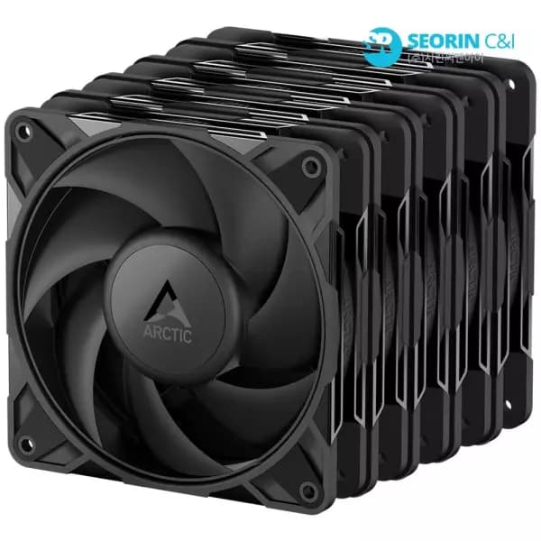 ARCTIC P12 Pro PST 블랙 5팩