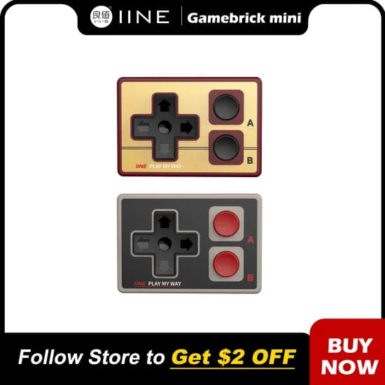 IINE Gamebrick 미니 레트로 컨트롤러 (코인딜)
