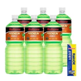 레인OK 프리미엄 에탄올워셔 1.8L 6개 +사은품 유클