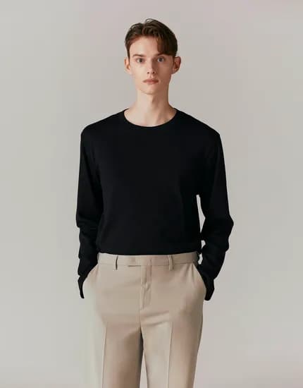 컨셉원 저지 크루넥 기본 무지 반팔/긴팔티 (9,800원/무료)