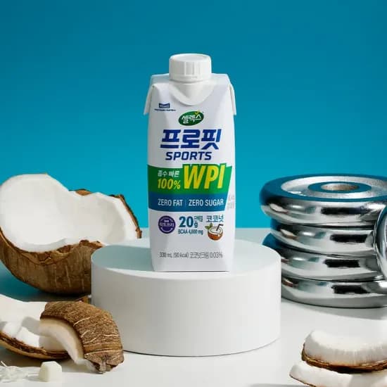 셀렉스 WPI 프로핏 웨이프로틴 드링크 코코넛 330mlX12입+1팩 추가증정