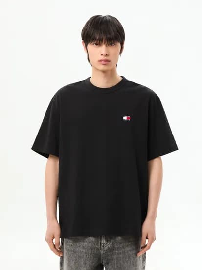 타미진스 릴렉스 배지 반팔 티셔츠