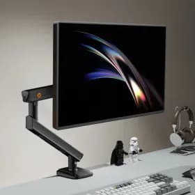 NB A5 싱글 모니터암 거치대 샌드블랙