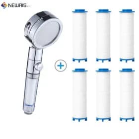 녹물제거 욕실 샤워기 헤드 + 필터 6개 세트  8,390원