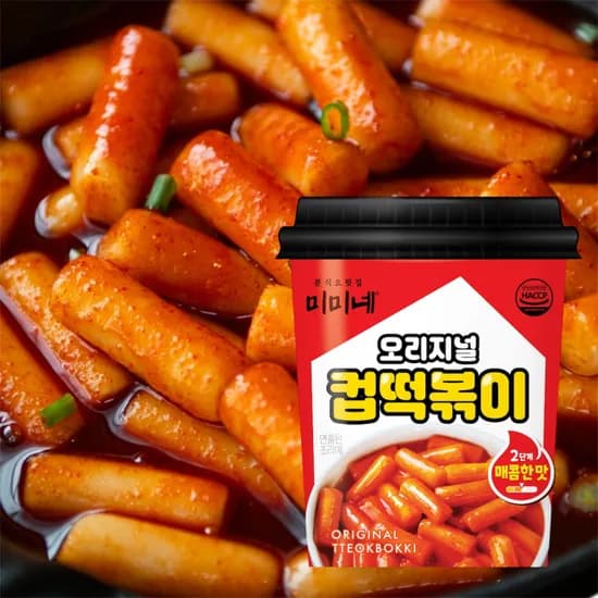 미미네 오리지널 컵떡볶이 110g x 8개(15,480원/무료)