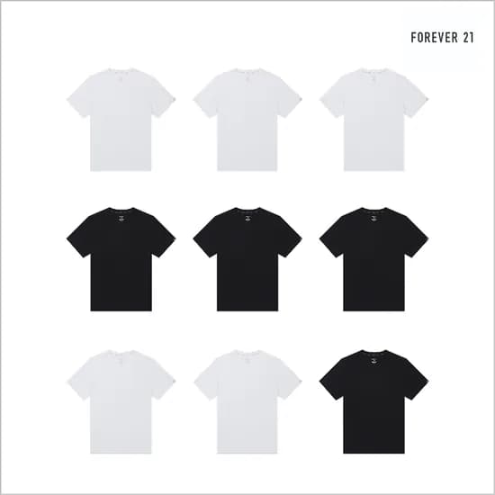 포에버21 반팔티/맨투맨/슬랙스 등 모음전