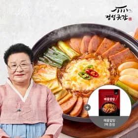 정성곳간 명인 강순의 부대찌개 400g 4팩+해물알탕 400g 증정