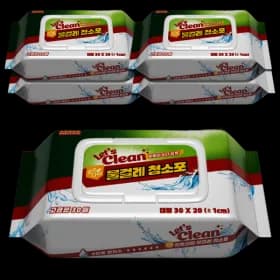 물걸레 청소포 고급형 대형 30장 5팩