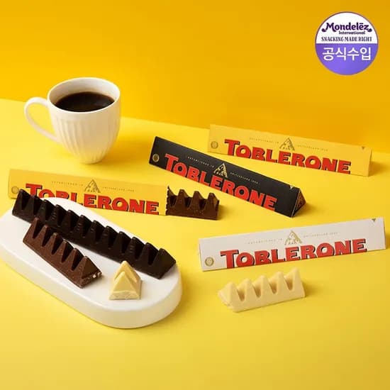 토블론 삼각 밀크 초콜릿 100g 5개