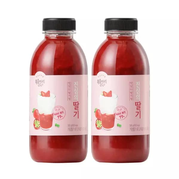 복음자리 진심의 딸기청 580g 2병