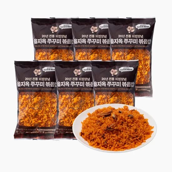 을지옥 쭈꾸미 볶음밥 250g 6팩