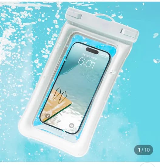 휴대폰 물놀이방수팩 1,900원 배송비 2,500원