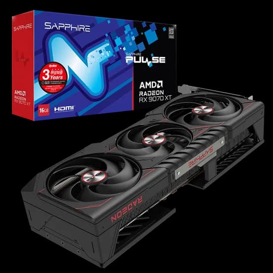 SAPPHIRE 라데온 RX 9070 XT PULSE 이엠텍 (체감 90.6만)
