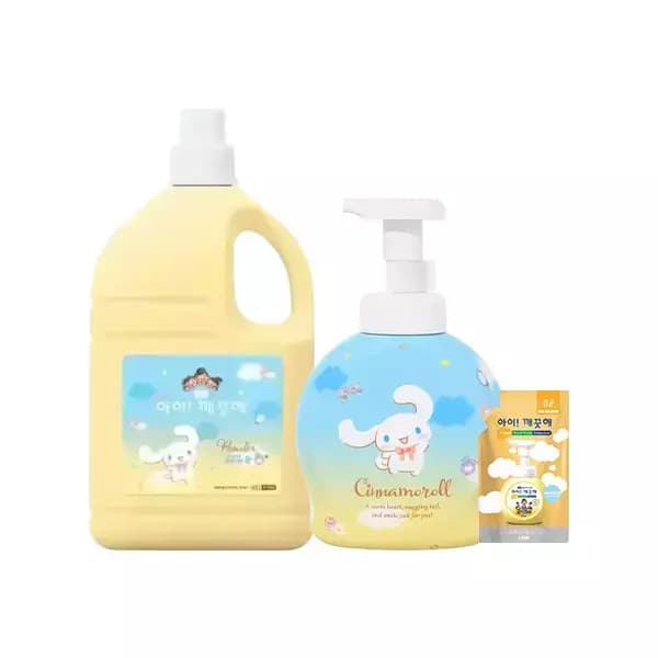 아이깨끗해 시나모롤 핸드워시 4.5L 순 100ml 공용기 490ml