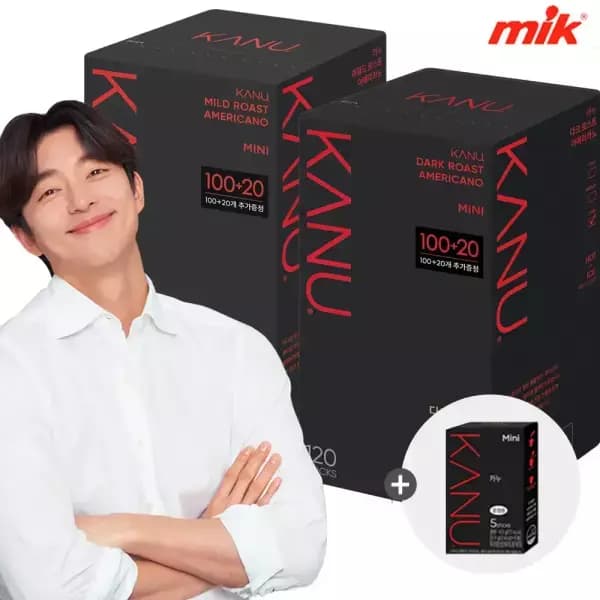 맥심 카누 다크 / 마일드 미니 240T + 카누 5T 랜덤 티멤버십