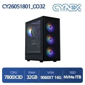 AMD 7800X3D RX9060XT_16G 32G 1TB 외 다양