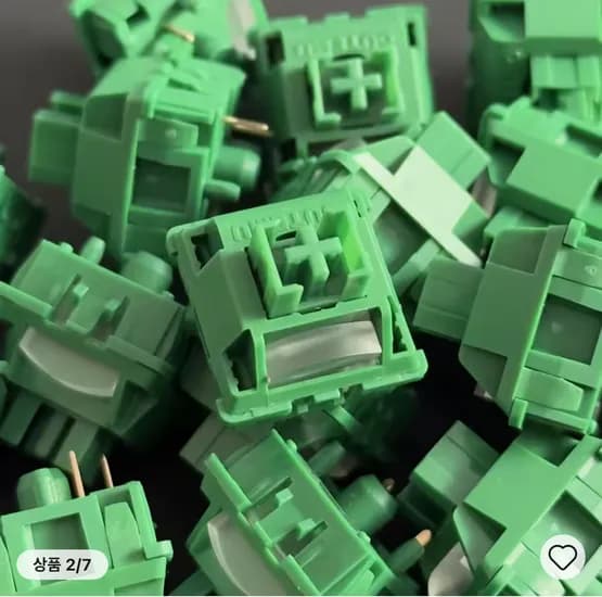 오테뮤 저소음 키보드 스위치 바나나 그린 외 110pcs 110개