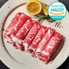 프레시누리 청정우 차돌박이 250g 외 다양 6팩 1.5kg