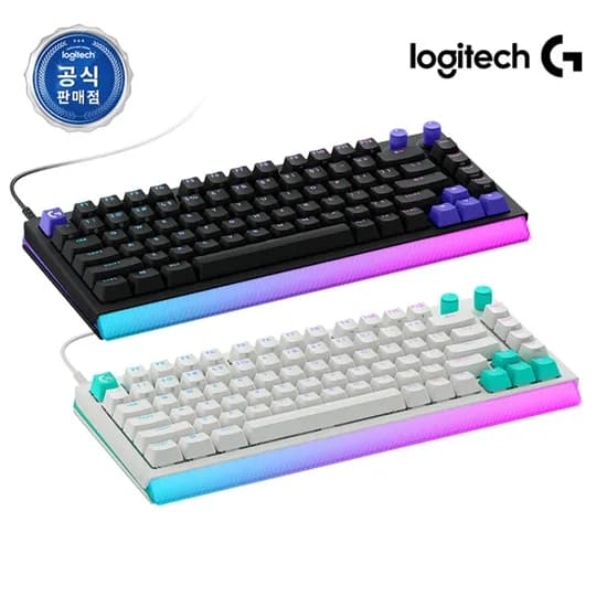 로지텍 G512 X 75 게이밍 키보드 + 축 100개, 수량 1개