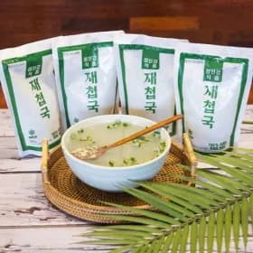 섬진강식품 국내산 재첩국 500g 외 8팩