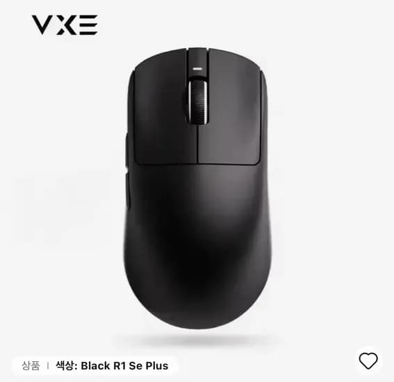 VXE R1 SE+ 잠자리 무선 마우스 블랙