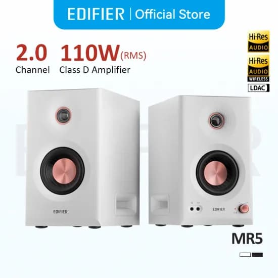 Edifier MR5 2.0 모니터 스피커 시스템 블루투스 V6.0