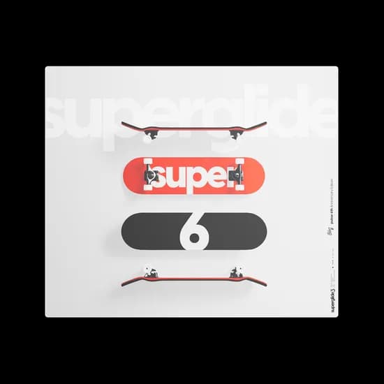 펄사 6주년 한정판 슈퍼글라이드 3 유리패드 Superglide3 Glass Mousepad
