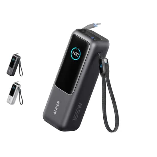 앤커 랩탑 파워뱅크 25000mAh 165W 보조배터리 C타입 케이블 일체형 (국내 정품)
