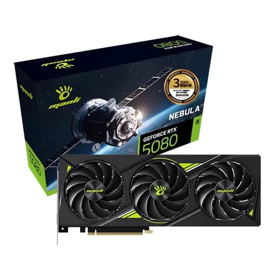 MANLI 지포스 RTX 5080 Nebula D7 16GB (1,940,000원/무료)