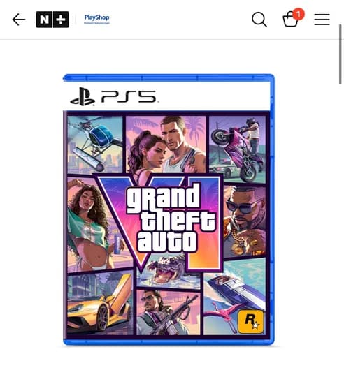 GTA6 Grand Theft Auto VI 사전예약 (PS5/XBOX)
