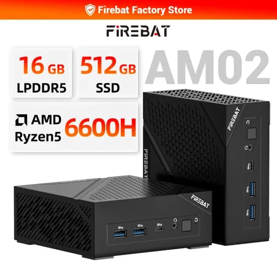 FIREBAT 6600H 16GB 512GB WIN11 포함 미니 PC