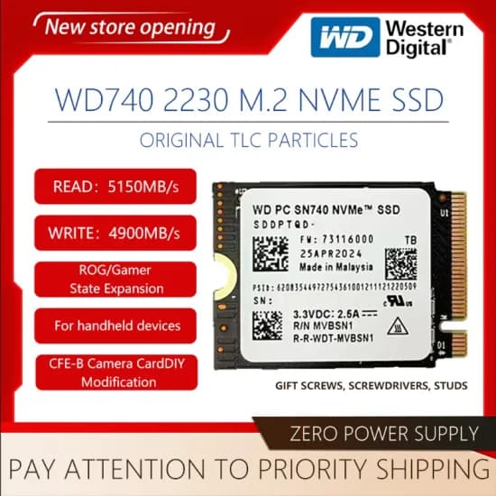 WD SN740 2TB M.2 2230 PCIe 4.0 디램리스