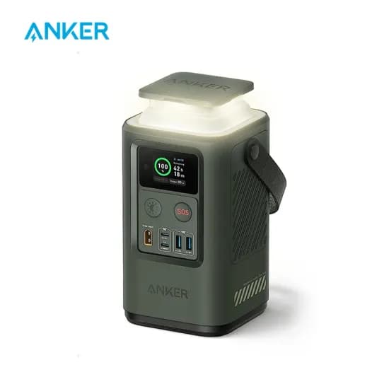 Anker 60,000mAh 87W 보조배터리 파워 스테이션, 휴대용 야외 발전기