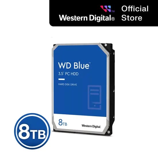 WD BLUE 8TB HDD WD80EAAZ 정발·CMR방식 (국민/삼성/롯데)