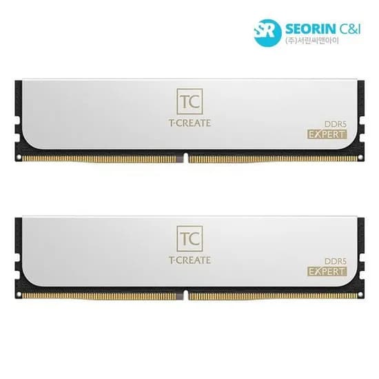 팀그룹 T-CREATE DDR5-6000 CL40 EXPERT 화이트 128GB(64GBx2)