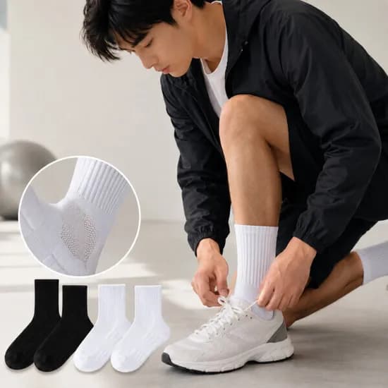 베이직스텝 2중쿠션 도톰 족적 양말 15켤레