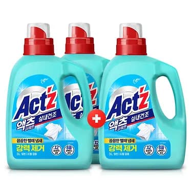 액츠 퍼펙트 세탁세제 3L 2+1