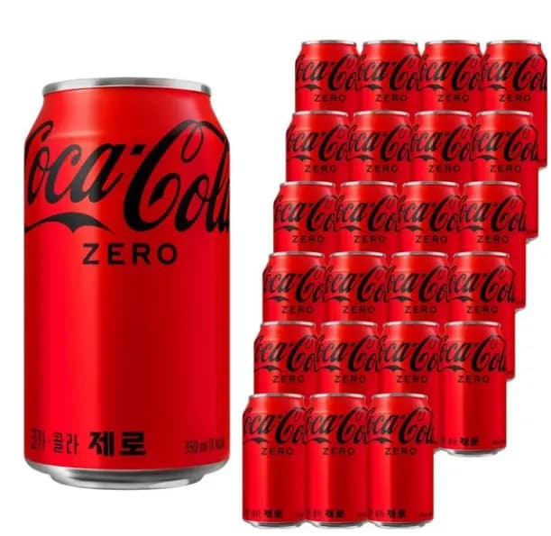 코카콜라 제로 350ml 24개