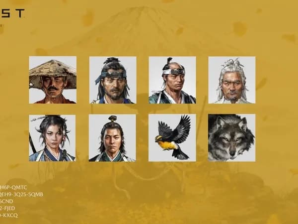 고스트 오브 요테이 PS 아바타 8종 배포 무료