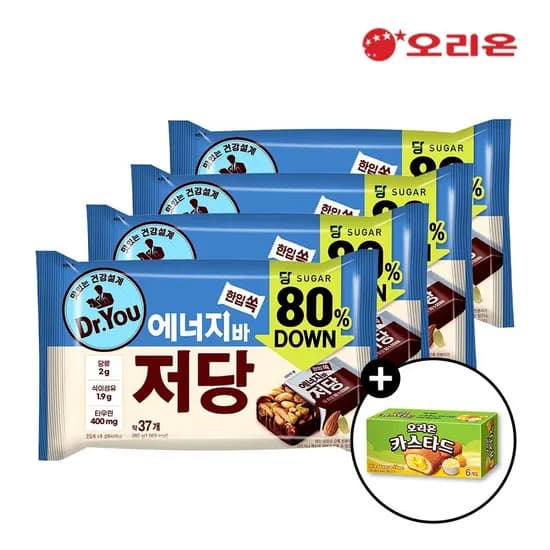 닥터유 저당 에너지바 38p 3개