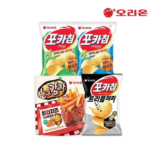 포카칩 트리플페퍼 6개 오리지널 어니언 택1 6개