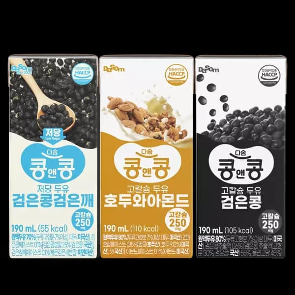 콩앤콩 고칼슘 저당두유 48팩