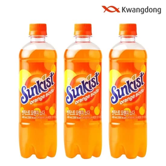 썬키스트 오렌지소다 600ml 24펫