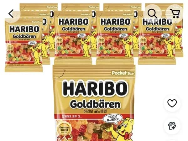 하리보 골드베렌100g 10개(8,510원)