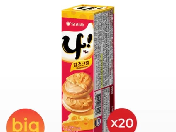 나 치즈크림 샌드 (77g) 20개/ 19,350원