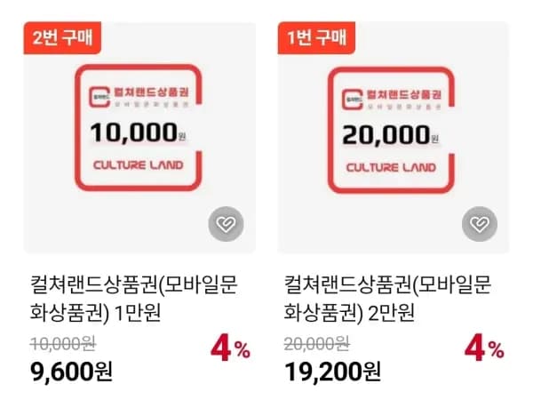 컬쳐랜드 14% 할인