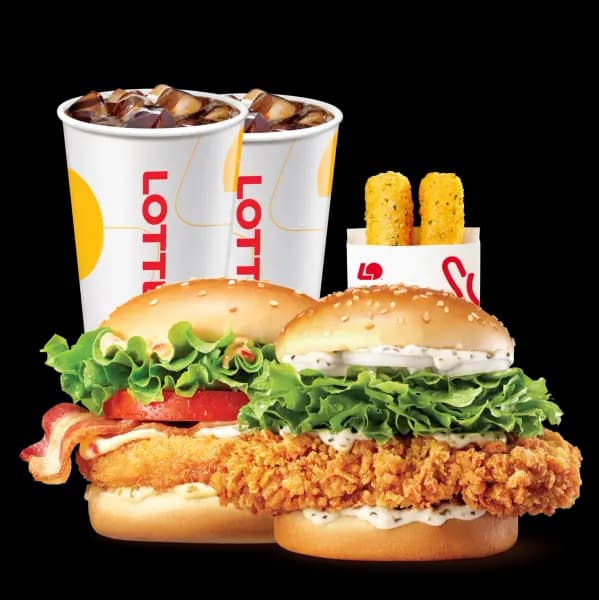 롯데리아 1~3인팩 최대 32% 할인 (2/3~9)