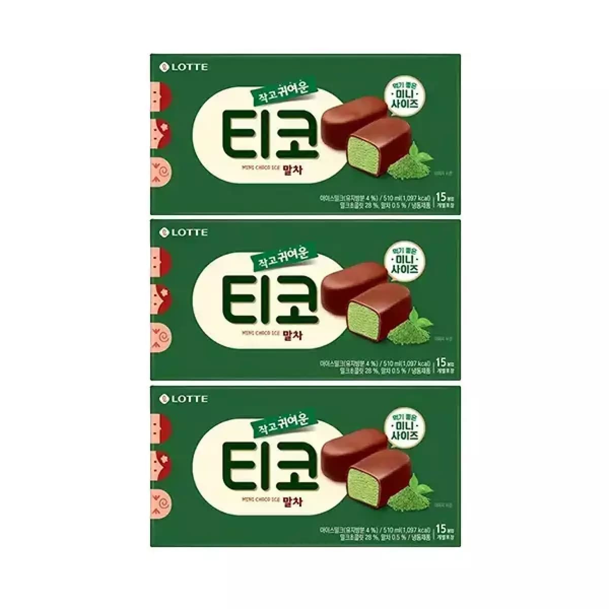 티코 말차 510ml, 3개 (15,960원/무료)
